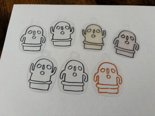 絵付け色付けカット